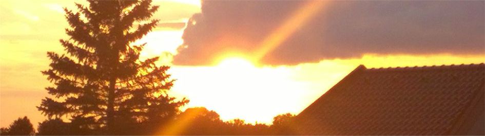 Bierchen in der Abendsonne