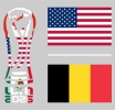 USA - Belgien