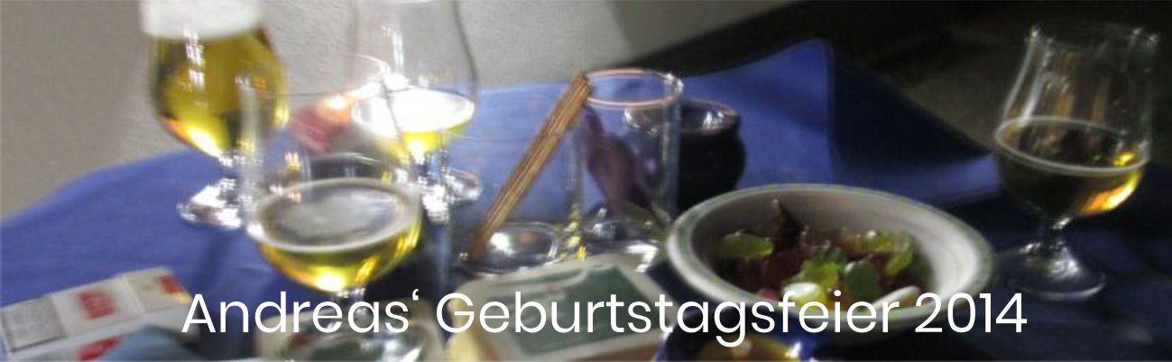 Andreas' Geburtstagsfeier 2014