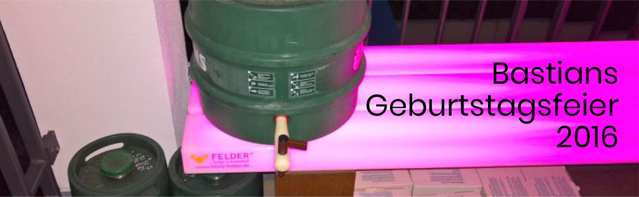 Bastians Geburtstagsfeier 2016