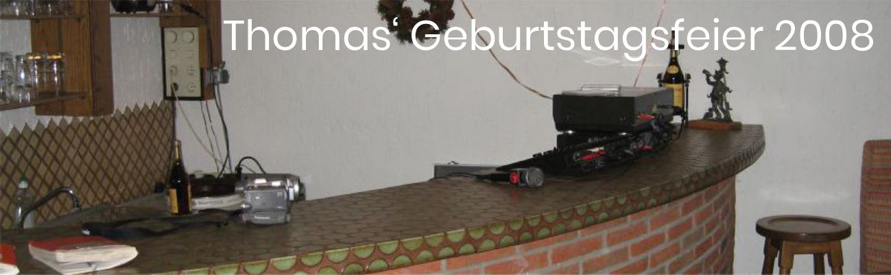 Thomas' Geburtstagsfeier 2008