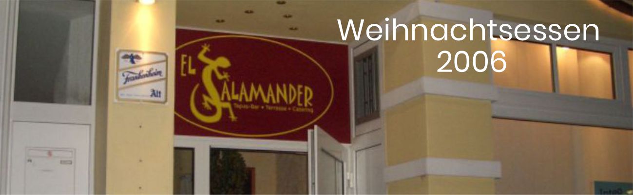 Weihnachtsessen 2006
