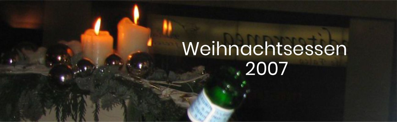 Weihnachtsessen 2007